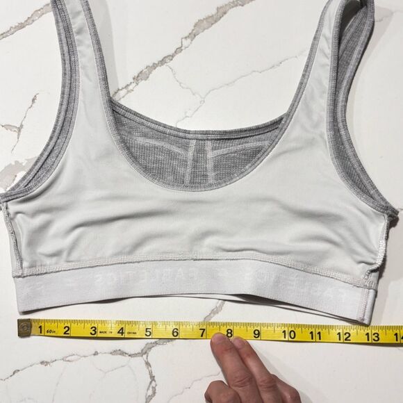 Fabletics | Women's Grey and White Serena Lounge Bralette Sports Bra M - Picture 11 of 12